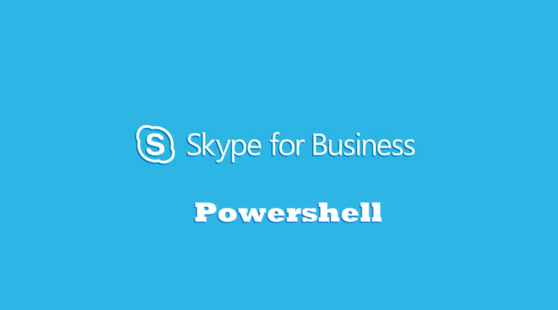 Skype fro Business Powershell