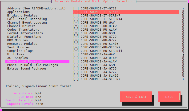 Установка Asterisk 14 + Freepbx 13  Ubuntu 16.04