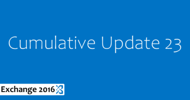 Microsoft Exchange Server 2016 Cumulative Update 23